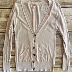 Mossimo cream cardigan